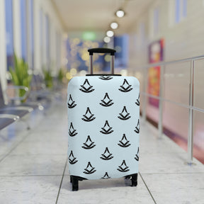 Past Master Blue Lodge Luggage Cover - Square & Compasses with Quadrant Emblem