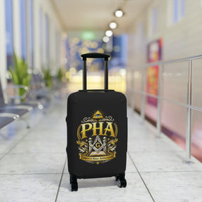 Master Mason Blue Lodge Luggage Cover - PHA Square & Compass G & Eye