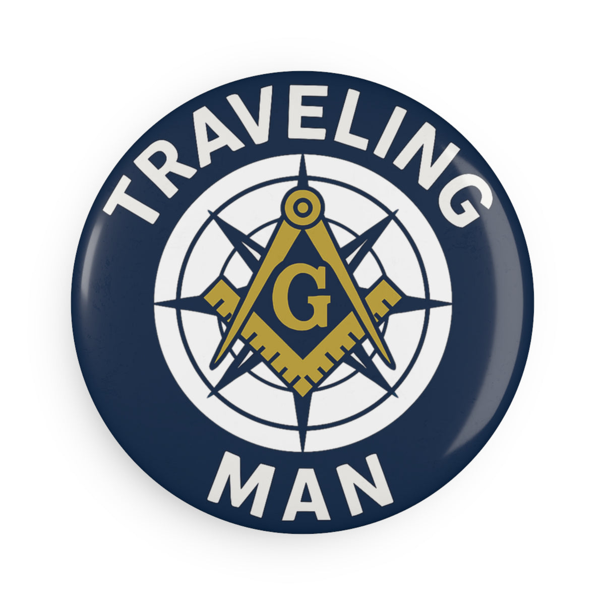 Master Mason Blue Lodge Magnet - Decorative Refrigerator - Bricks Masons