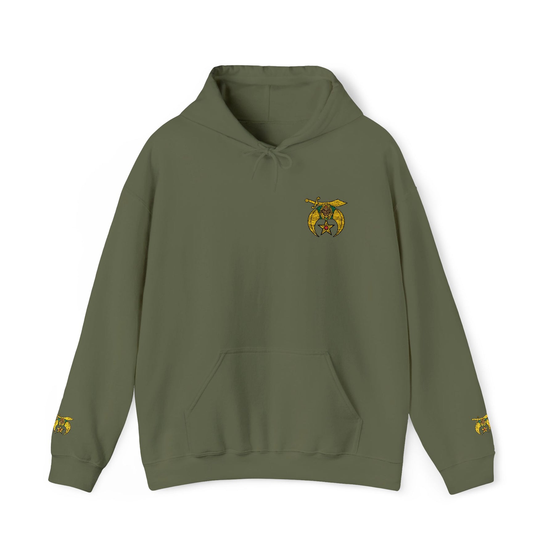Daughters of Sphinx Hoodie - Soft Cotton Poly Blend Embroidered Front Design - Bricks Masons