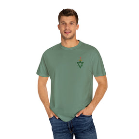 Allied Masonic Degrees T-Shirt - Cotton Garment-Dyed Tee Various Colors - Bricks Masons