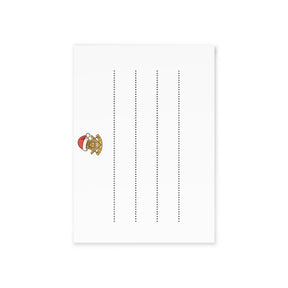 Past Master Blue Lodge Greeting Card -  (Two-sided print) - Bricks Masons