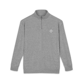 Order Of Malta Sweatshirt - Embroidered White Maltese Cross - Bricks Masons