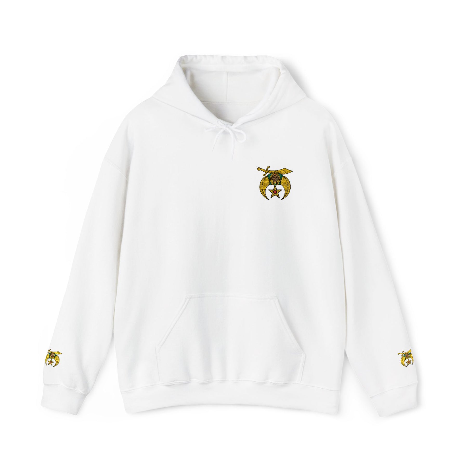 Daughters of Sphinx Hoodie - Soft Cotton Poly Blend Embroidered Front Design - Bricks Masons