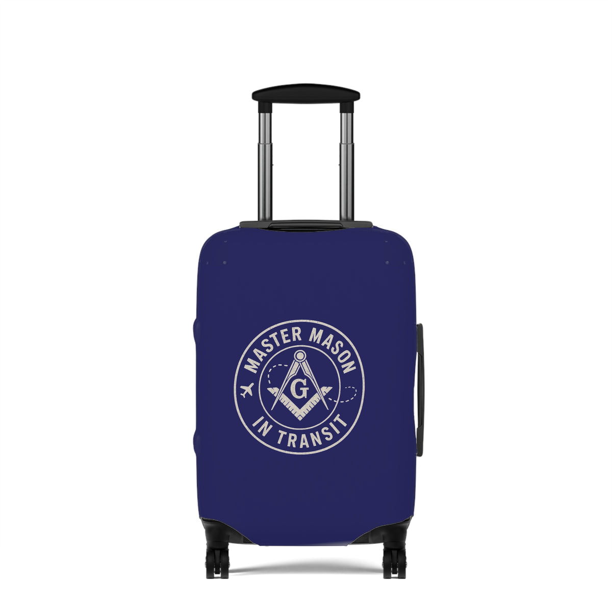 Master Mason Blue Lodge Luggage Cover - Master Mason in Transit S&C G Emblem