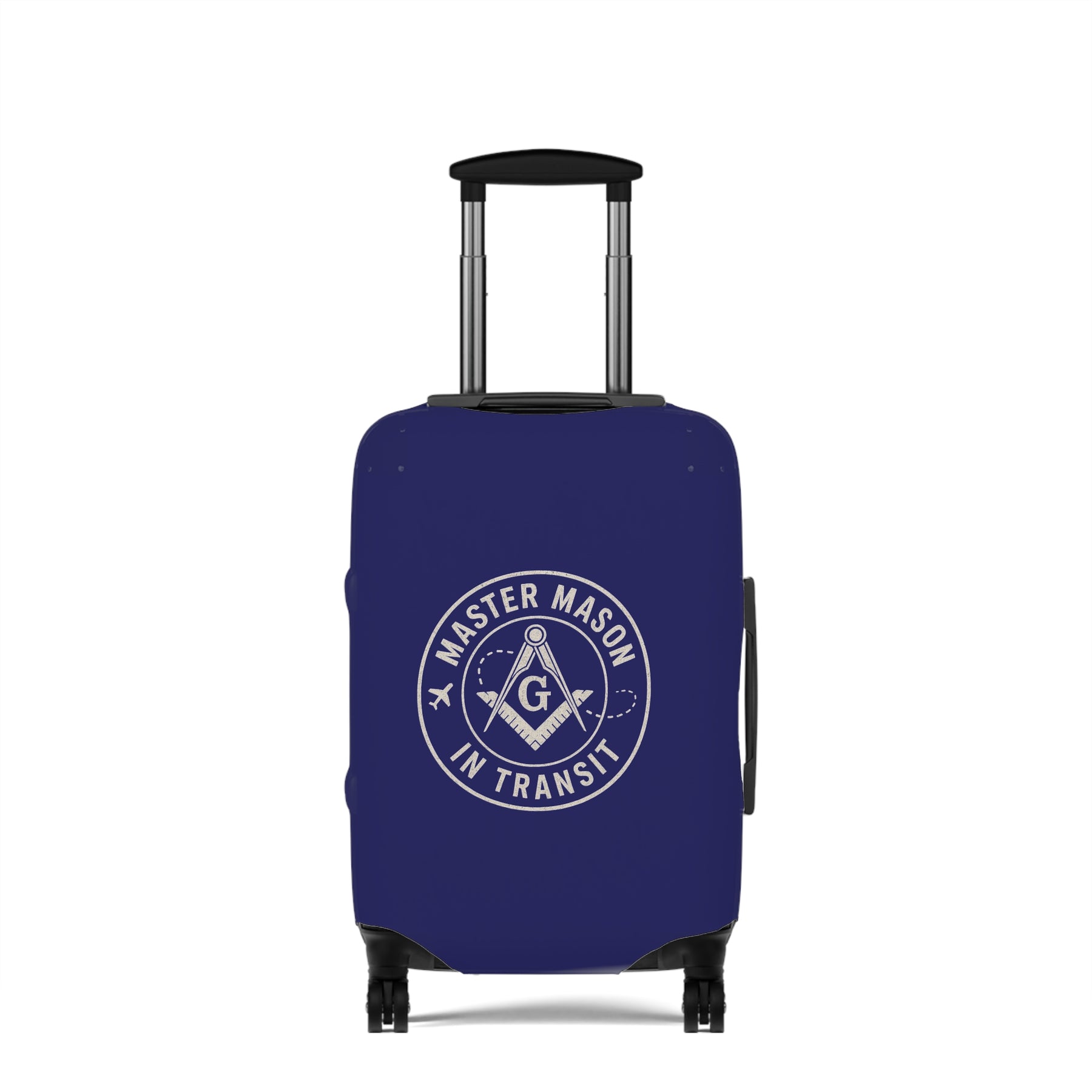 Master Mason Blue Lodge Luggage Cover - Master Mason in Transit S&C G Emblem