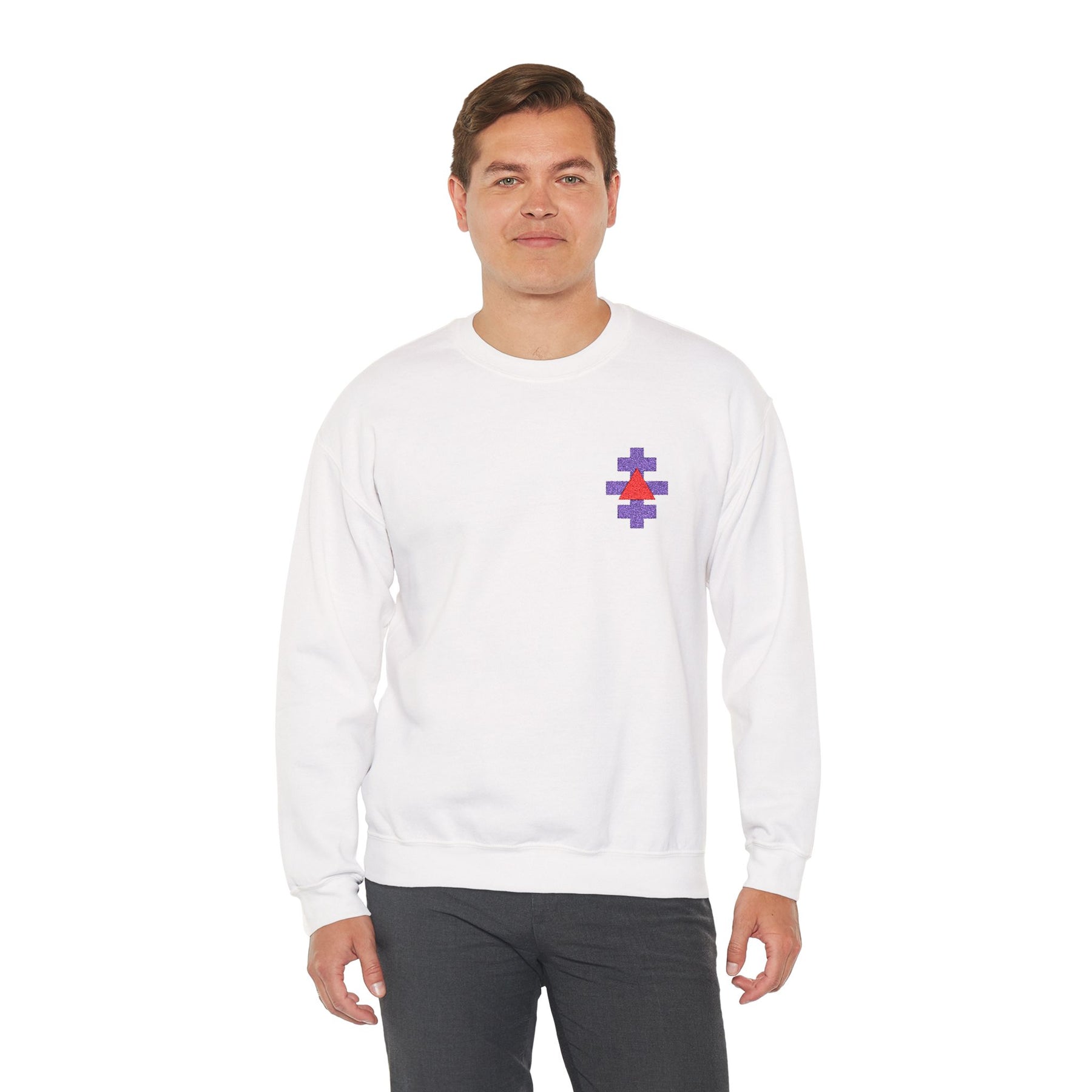 Knight Templar Priests Sweatshirt - Crewneck Embroidered Emblem - Bricks Masons
