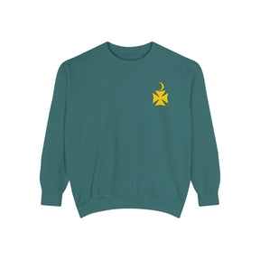 Knights of Constantinople Sweatshirt - Left Chest Embroidered Badge - Bricks Masons