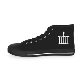 St. Lawrence the Martyr Sneaker - High Top Black & White - Bricks Masons