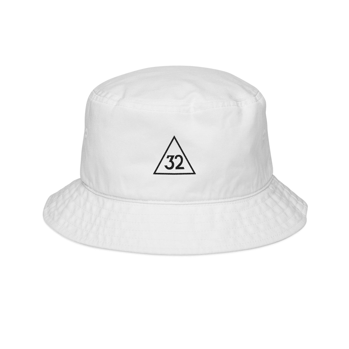 32nd Degree Scottish Rite Bucket Hat - Triangle 32 Emblem Embroidery