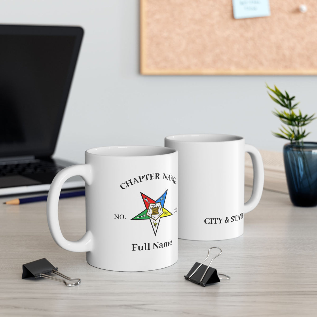 OES Mug - (11oz, 15oz) - Bricks Masons