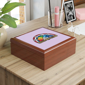 International Order of The Rainbow For Girls Jewelry Box - Classic Rainbow Emblem