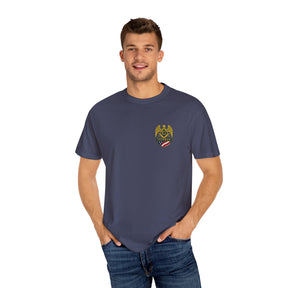 Master Mason Blue Lodge T-Shirt - Veteran Mason Garment-Dyed Tee - Bricks Masons