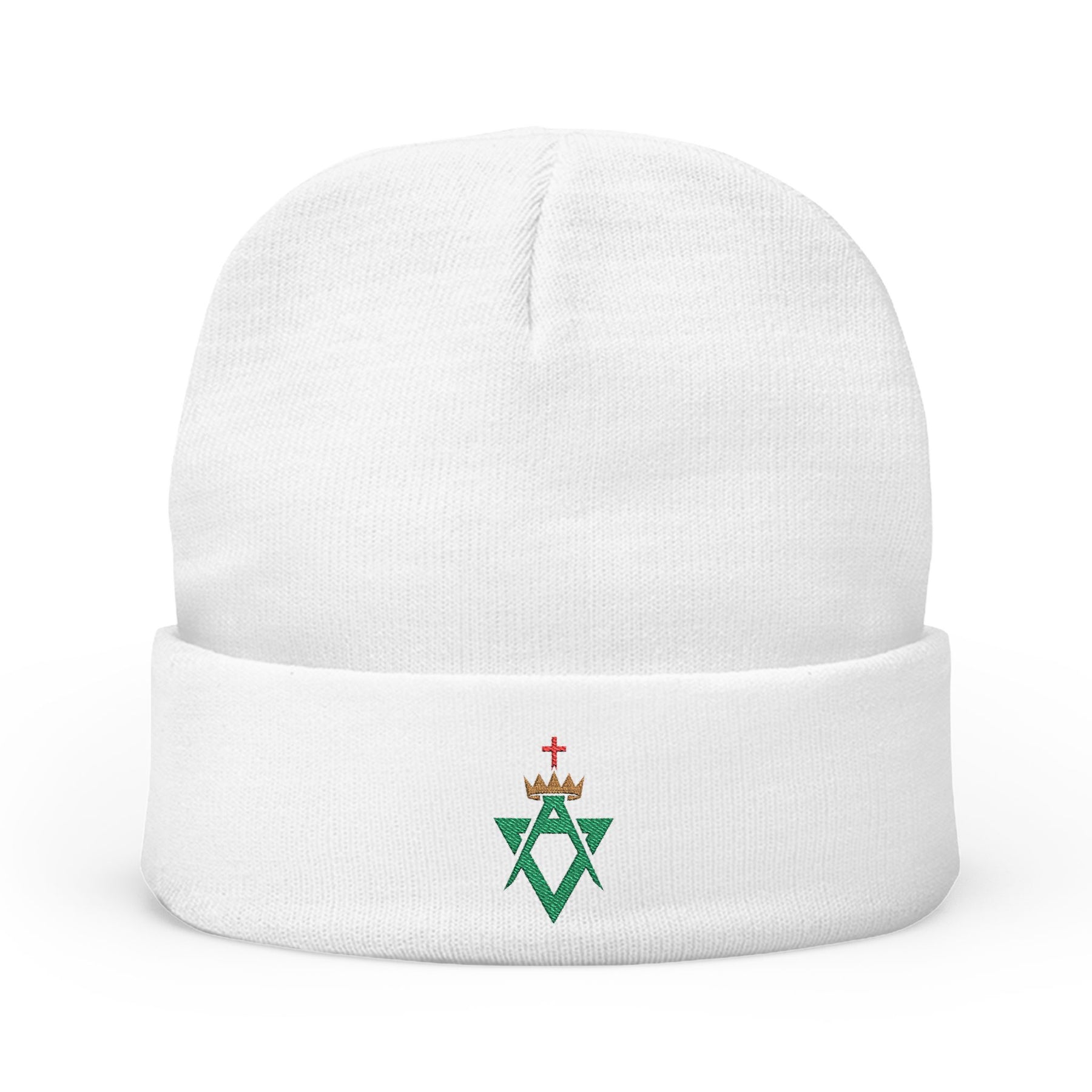 Allied Masonic Degrees Beanie - Knit Embroidery Various Colors - Bricks Masons