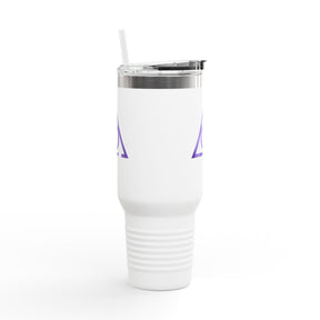 LOCOP Ringneck Tumbler - Purple & White Stainless Steel & Insulated - Bricks Masons