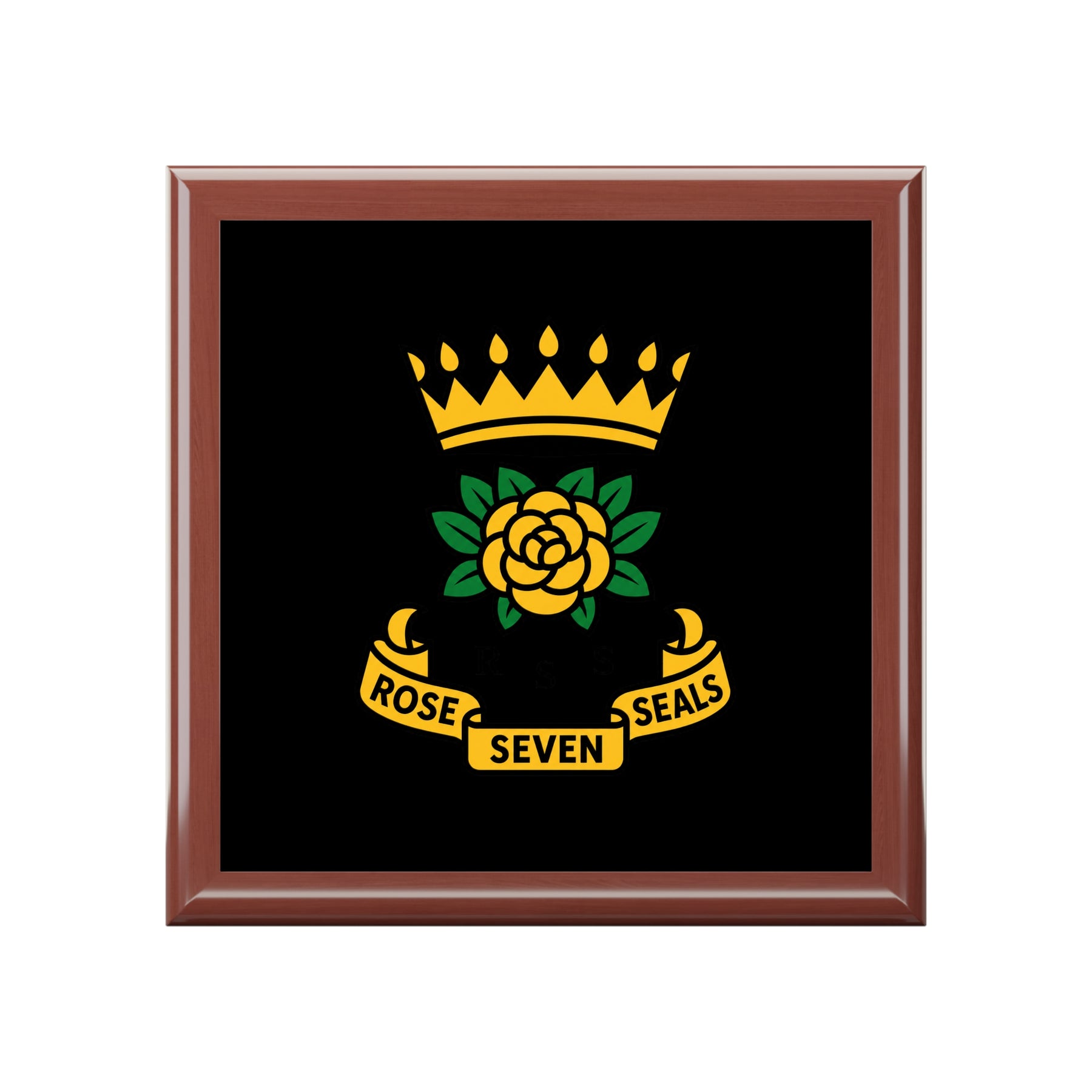 Rose of Seven Seals Jewelry Box - Royal Rose Emblem