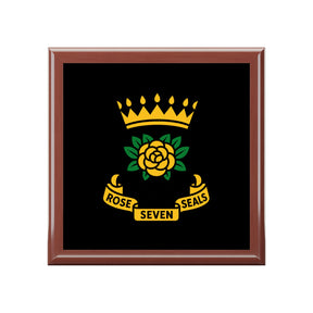 Rose of Seven Seals Jewelry Box - Royal Rose Emblem
