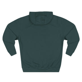 Red Cross of Constantine Hoodie - Three-Panel Fleece Chest Embroidered Motif - Bricks Masons