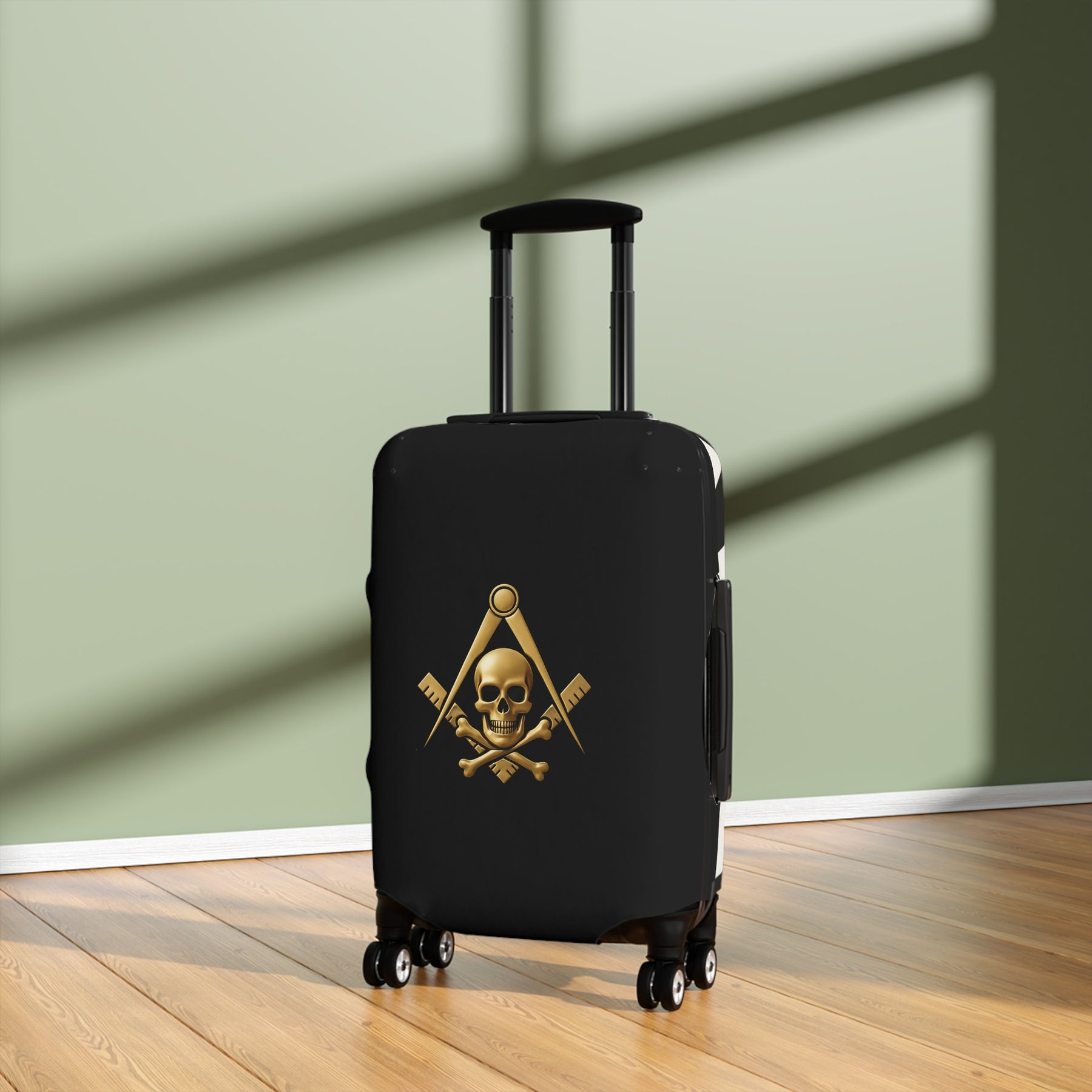 Widows Sons Luggage Cover - Square & Compass with Skull & Bones Emblem