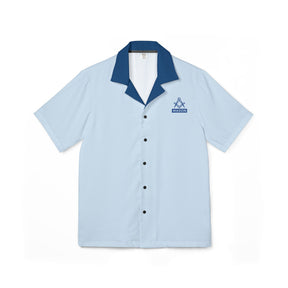 Men's Hawaiian Camp Shirt (AOP) - Bricks Masons