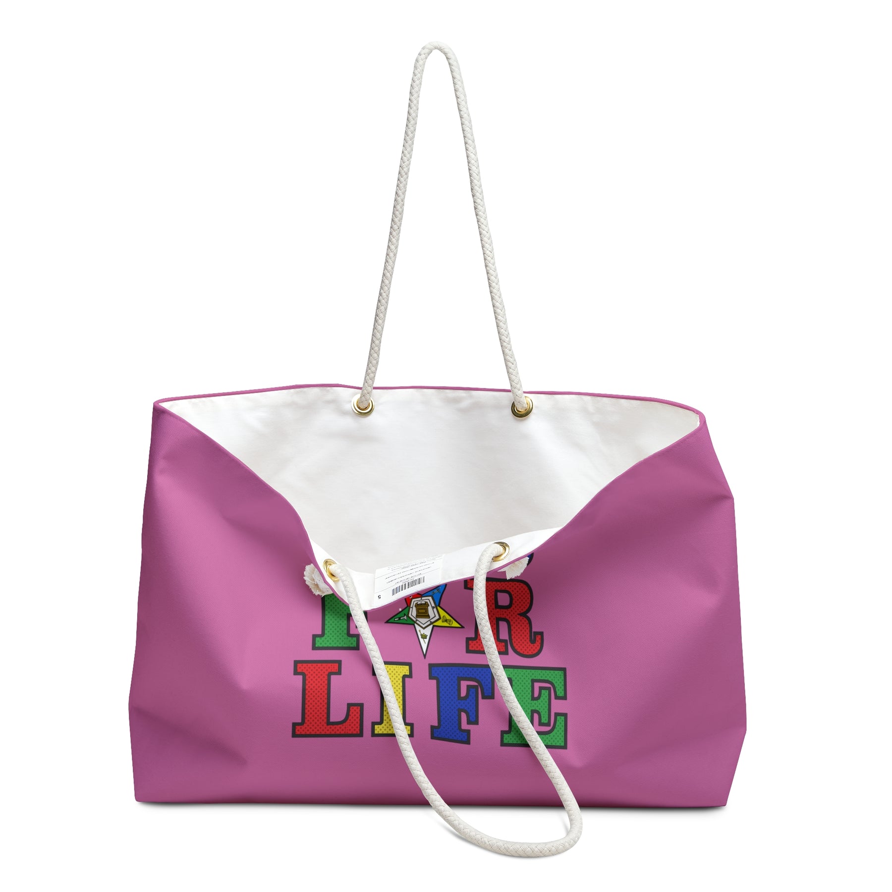 OES Travel Bag - Pink OES For Life Spun Polyester Weekender Bag - Bricks Masons