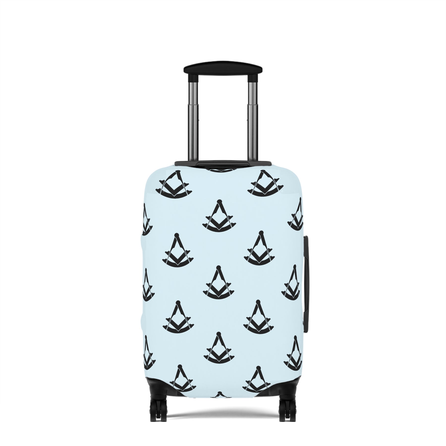 Past Master Blue Lodge Luggage Cover - Square & Compasses with Quadrant Emblem