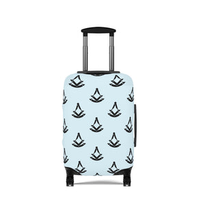Past Master Blue Lodge Luggage Cover - Square & Compasses with Quadrant Emblem