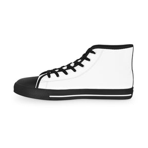 Order of the Golden Circle Sneaker - High Top Black & White Sole - Bricks Masons