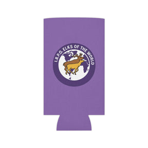 Elks of the World Can Cooler - IBPO Purple - Bricks Masons
