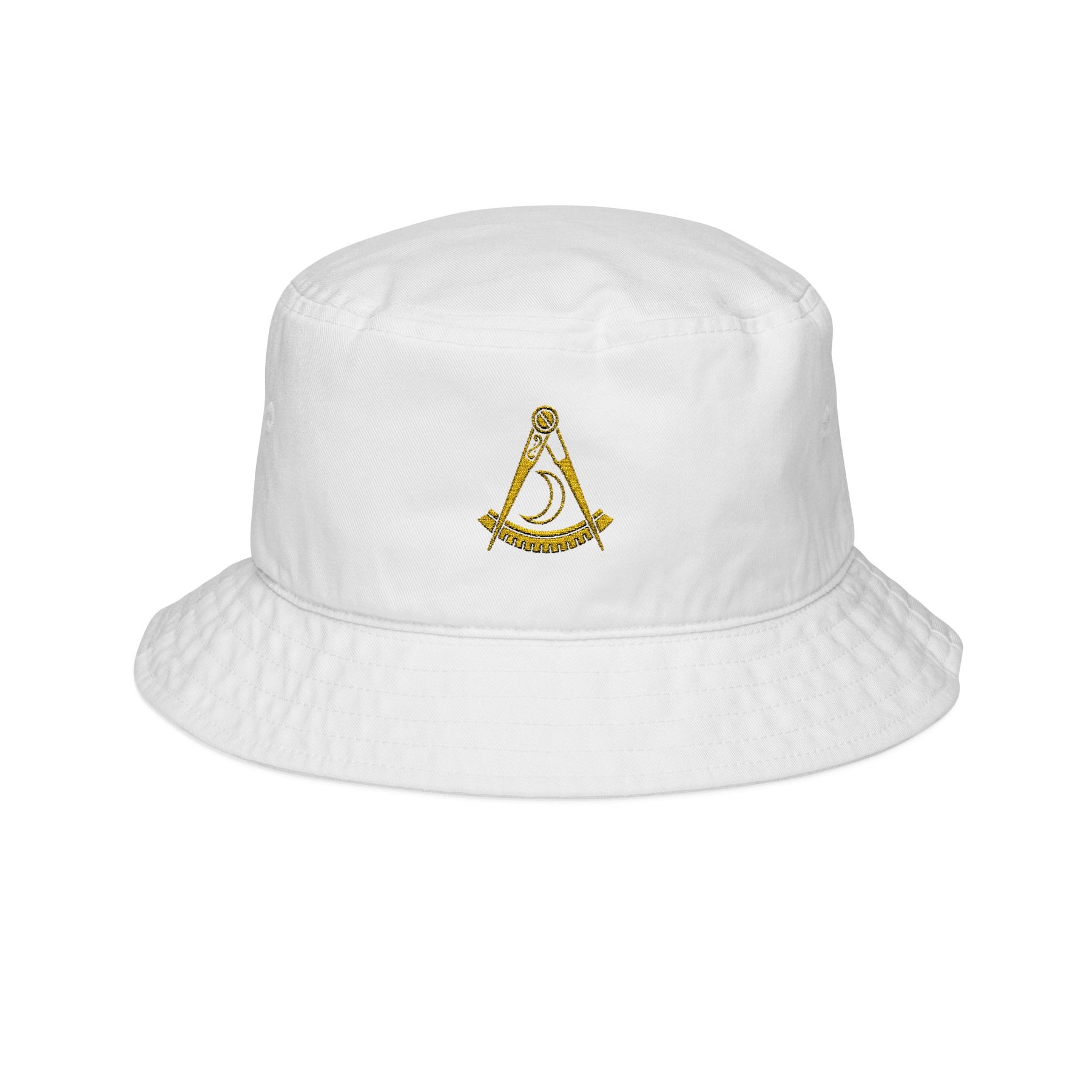 Past District Deputy Grand Master Blue Lodge Bucket Hat - S&C Crescent Embroidery