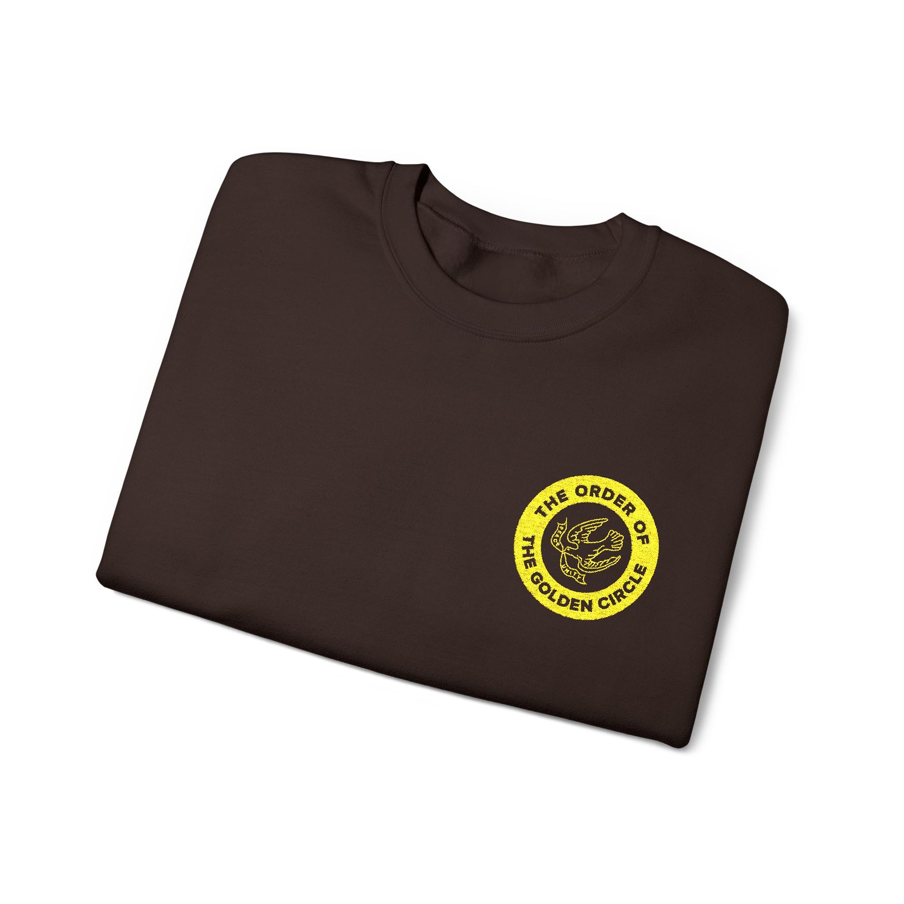 Order of the Golden Circle Sweatshirt - Crewneck Embroidered Front Design - Bricks Masons