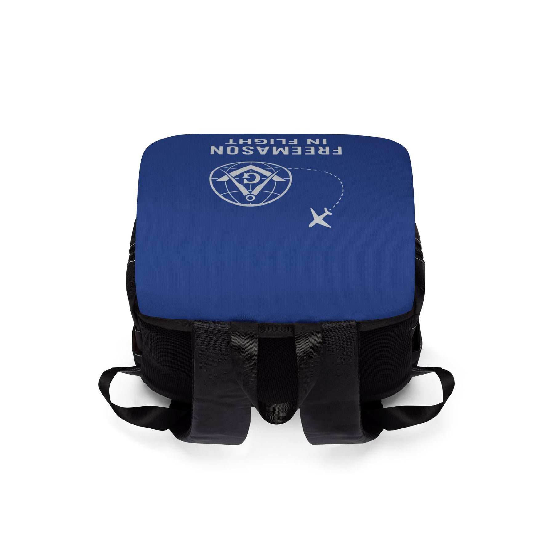 Master Mason Blue Lodge Backpack - Freemason In Flight Blue Color - Bricks Masons