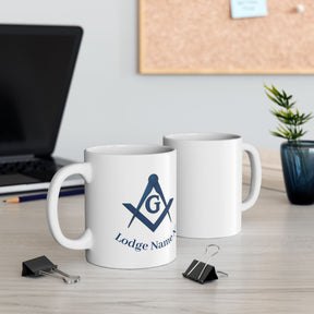 Master Mason Blue Lodge Mug - (11oz, 15oz) - Bricks Masons
