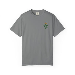 Allied Masonic Degrees T-Shirt - Cotton Garment-Dyed Tee Various Colors - Bricks Masons