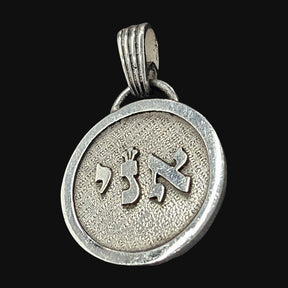 I said Kabbalah ANGELIC INFLUENCES Lyud Zain Hei Name of God 09 Hazayael in silver 2.5 Cm 9 Gr Art 1601 - Bricks Masons