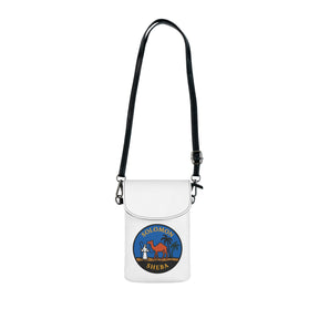 Queen of the South Cell Phone Wallet - Microfiber Leather With Adjustable Strap - Bricks Masons