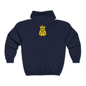 Royal Order of Jesters Hoodie - Zip Up Jacket with Emblem Embroidery - Bricks Masons