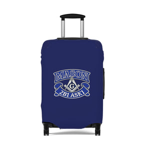 Master Mason Blue Lodge Luggage Cover - 2B1 ASK1 Square & Compass G Emblem