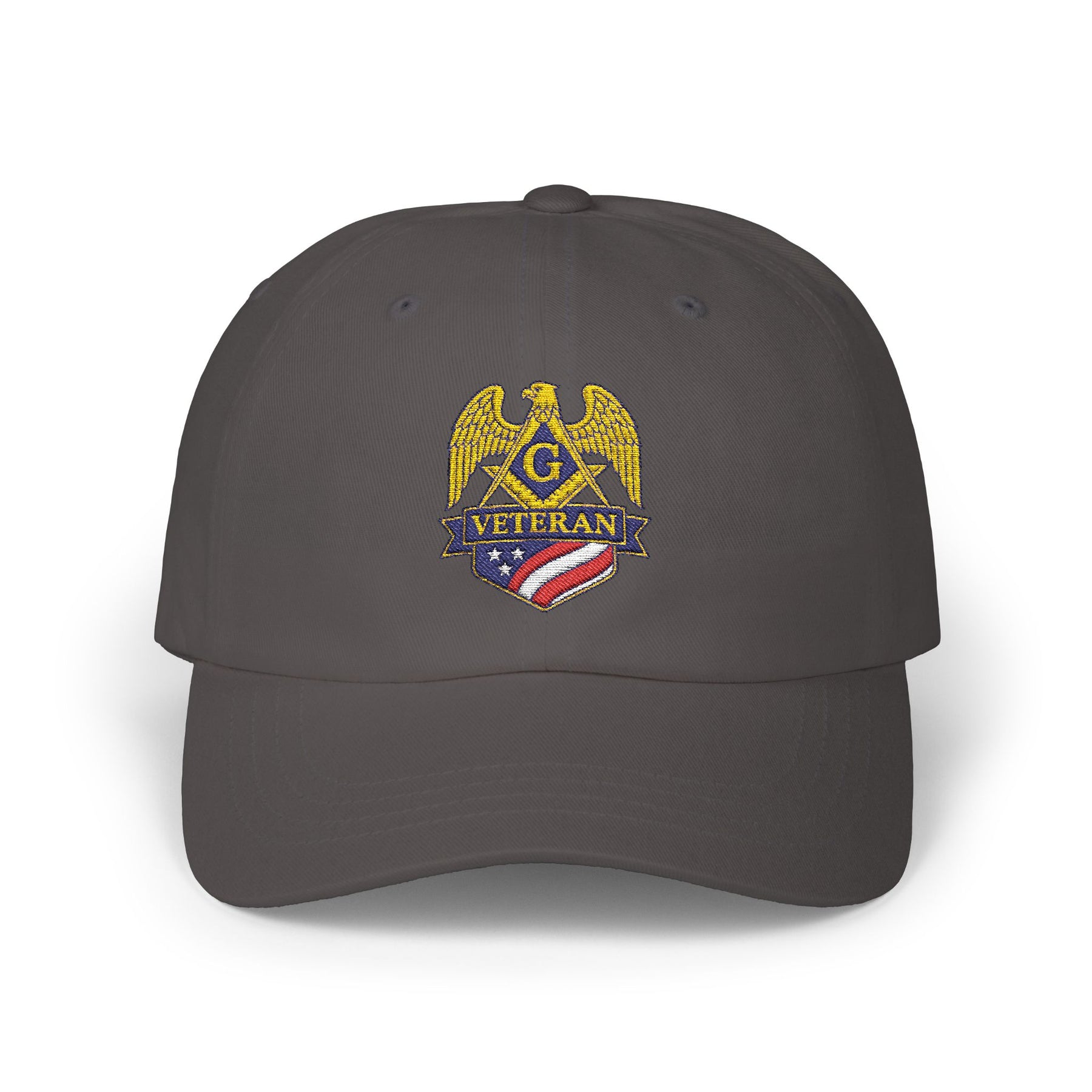 Master Mason Blue Lodge Baseball Cap - Embroidered Veteran Mason Dad Cap - Bricks Masons