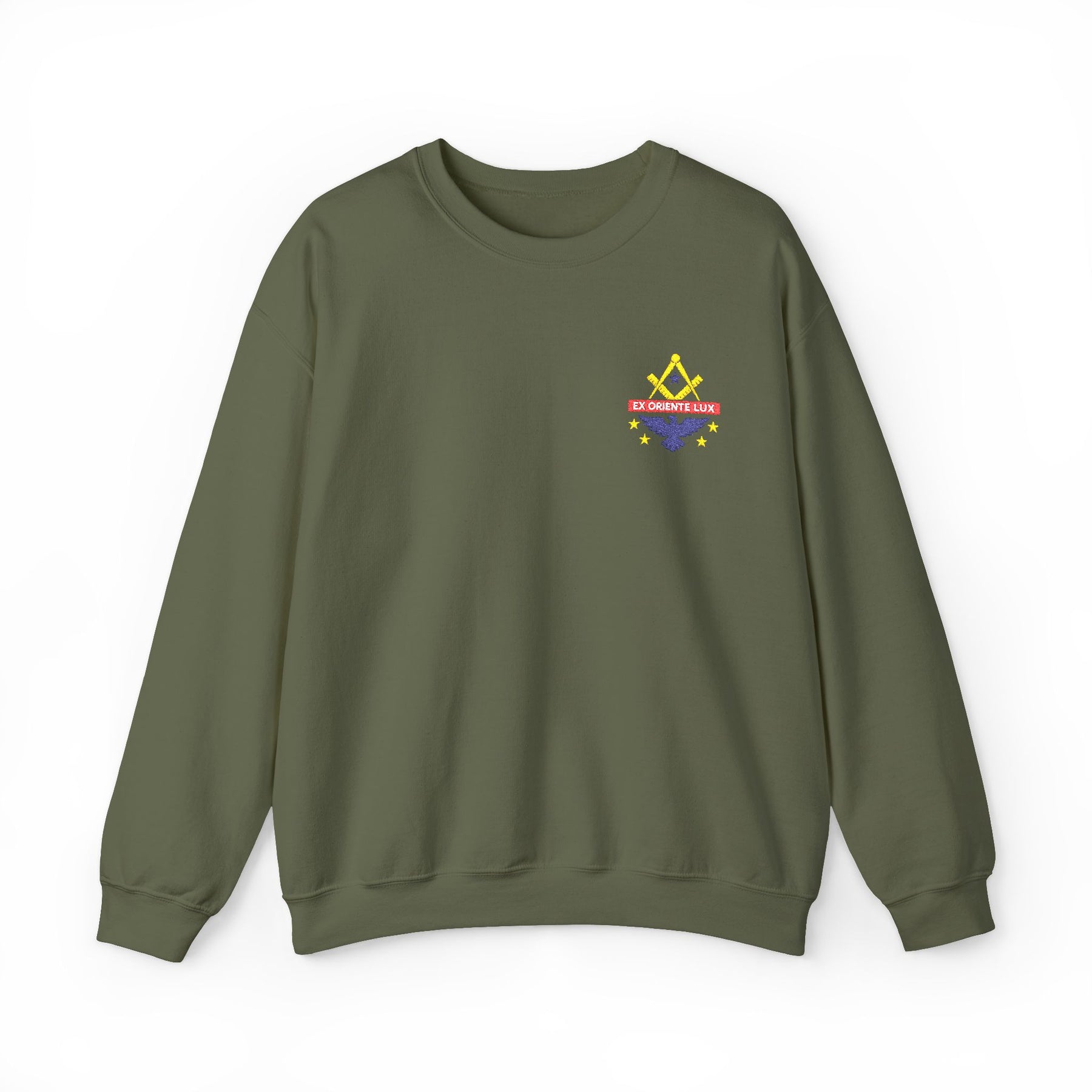 National Sojourners Sweatshirt - Embroidered Crewneck Style - Bricks Masons