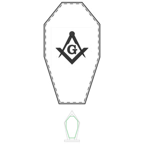Master Mason Blue Lodge Plaque - Square & Compass G Engraving