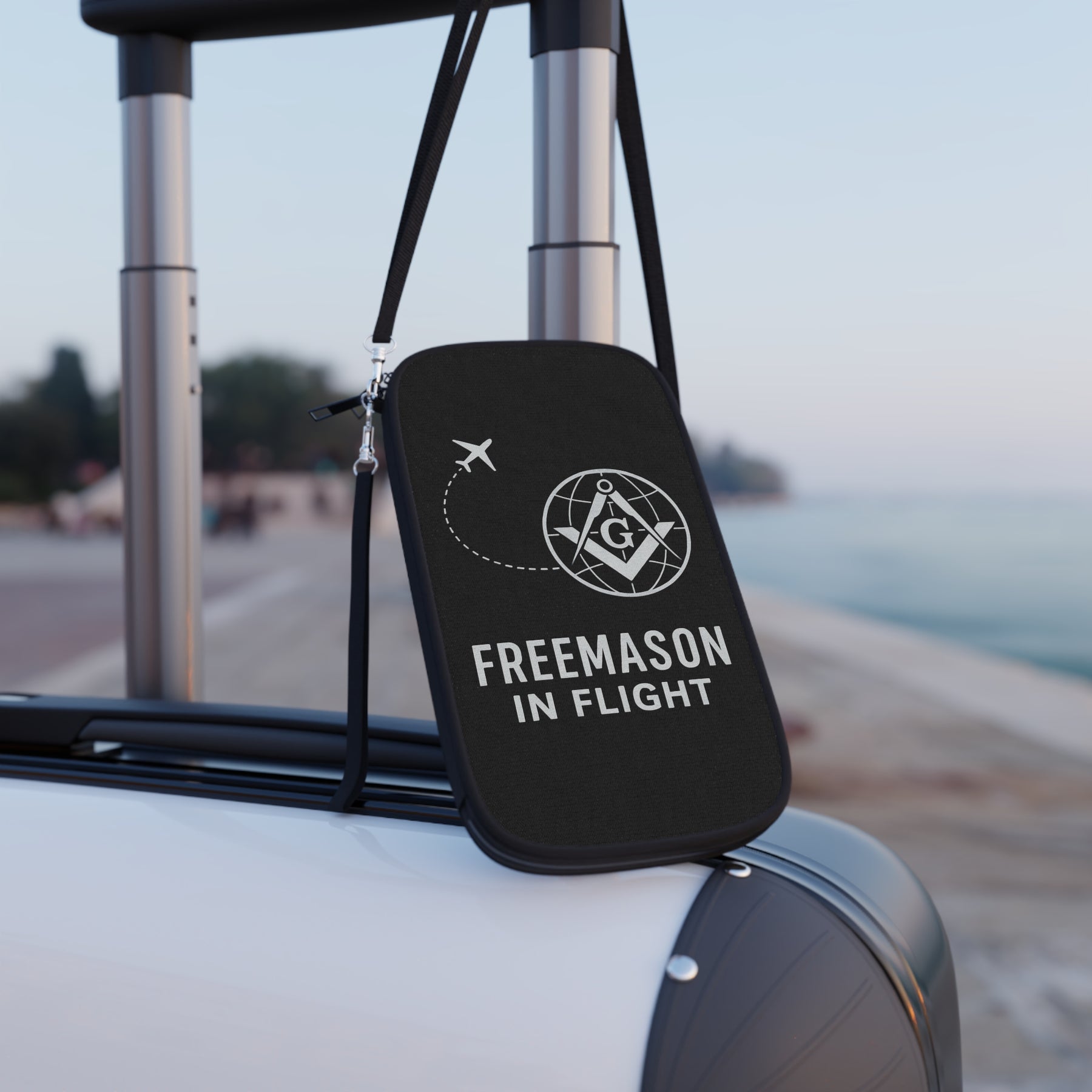 Master Mason Blue Lodge Passport Wallet - Freemason In Flight Storage Pockets - Bricks Masons