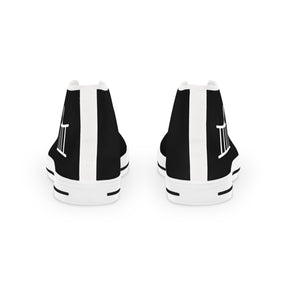 St. Lawrence the Martyr Sneaker - High Top Black & White - Bricks Masons
