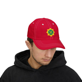 Red Cross of Babylone Baseball Cap - Cotton Various Colors - Bricks Masons