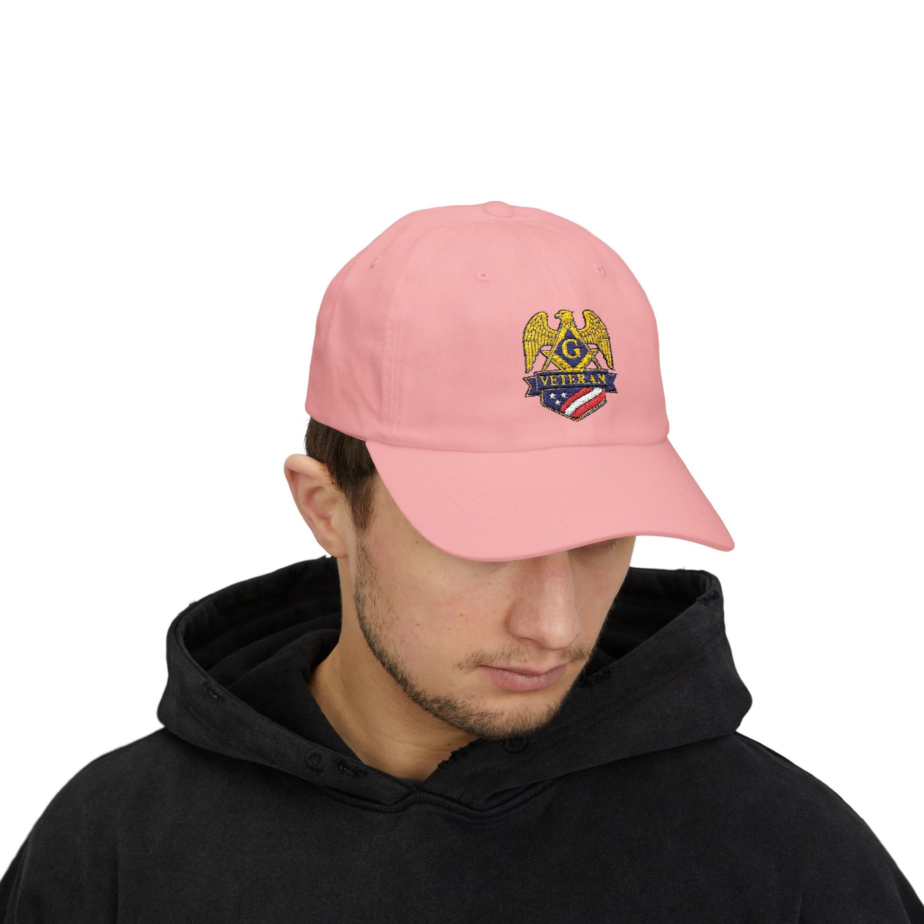Master Mason Blue Lodge Baseball Cap - Embroidered Veteran Mason Dad Cap - Bricks Masons