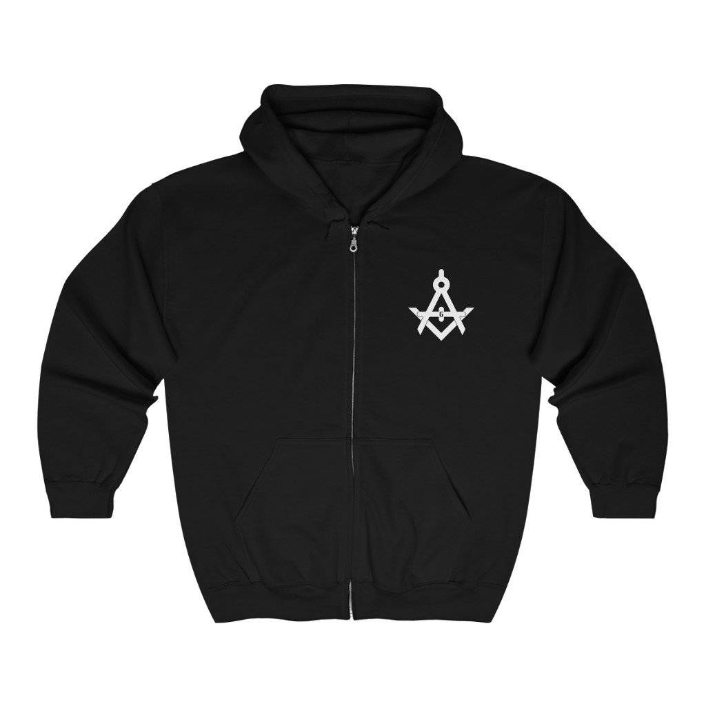 Master Mason Blue Lodge Hoodie - Various Colors Square & Compass G