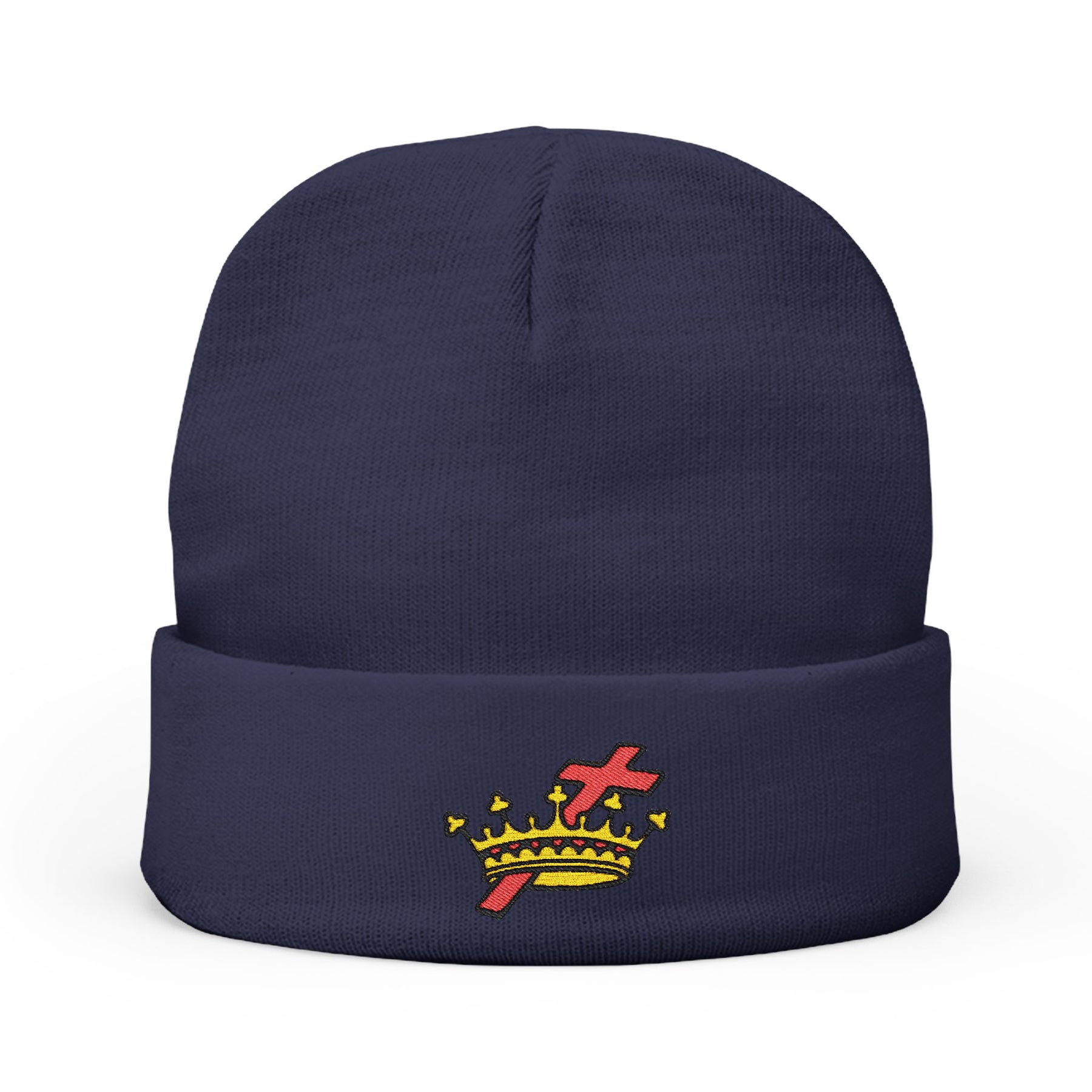 Lady Knights HoTC Beanie - Knit Embroidery Emblem - Bricks Masons