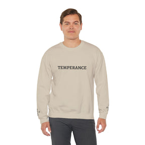 Entered Apprentice Blue Lodge Sweatshirt - Temperance Front & Sleeves Embroidery - Bricks Masons