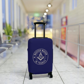Master Mason Blue Lodge Luggage Cover - Master Mason in Transit S&C G Emblem