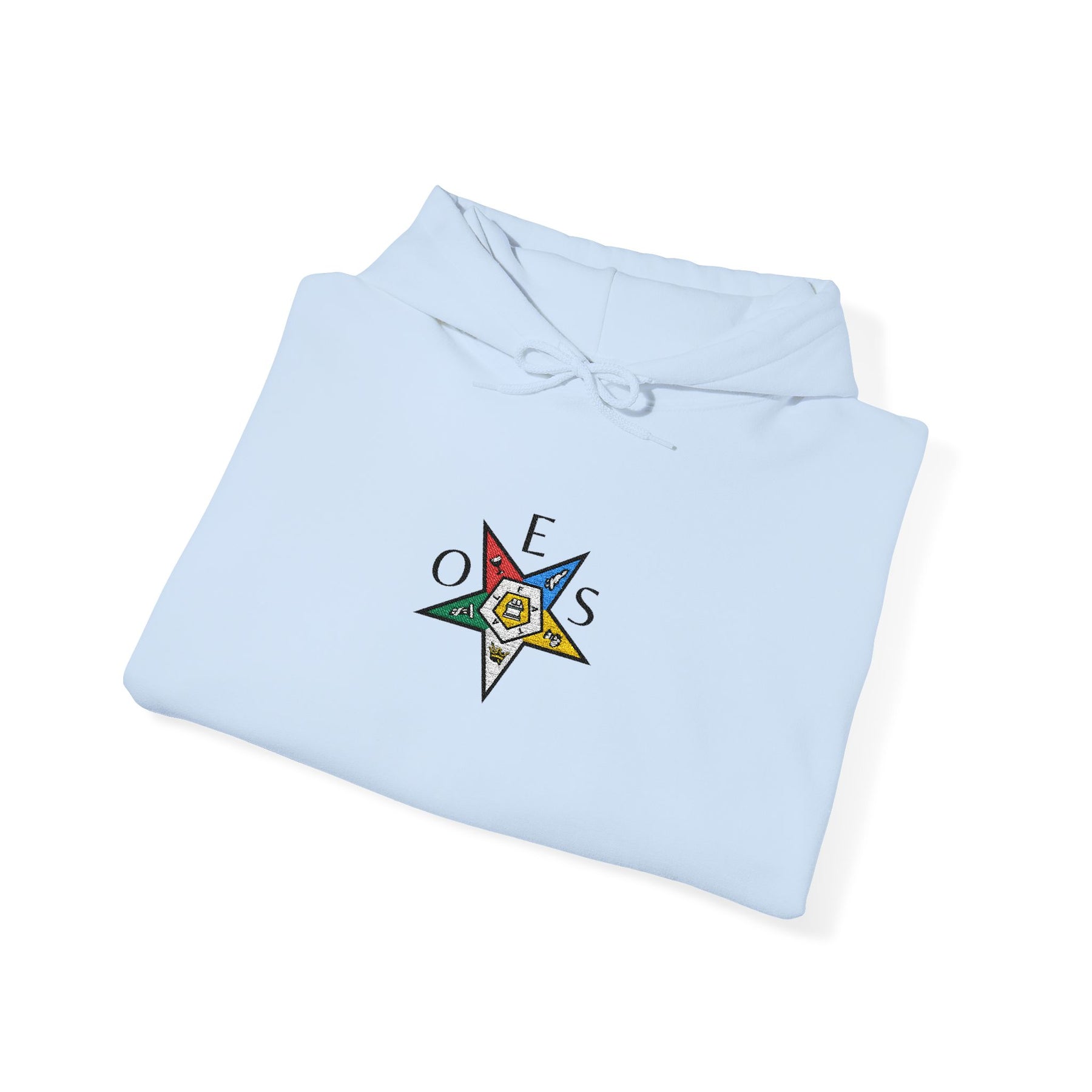 OES Hoodie - Soft Cotton Poly Blend Embroidered Chest - Bricks Masons